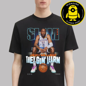 SLAM 258 Cover Tee Jalen Williams They Gon Learn Oklahoma City Thunder NBA 2025 Unisex T-Shirt
