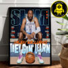 SLAM 258 Gold Metal Poster Jalen Williams They Gon Learn Oklahoma City Thunder NBA 2025 Home Decor Poster Canvas