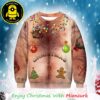 Santa’s Funny Hairy Ugly Body 2025 Chistmas Ugly Sweater For Men And Woman