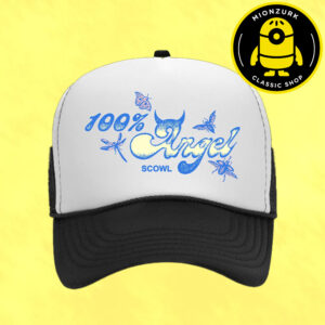 Scowl Merch 100% Angel Trucker Classic Cap Hat Snapback