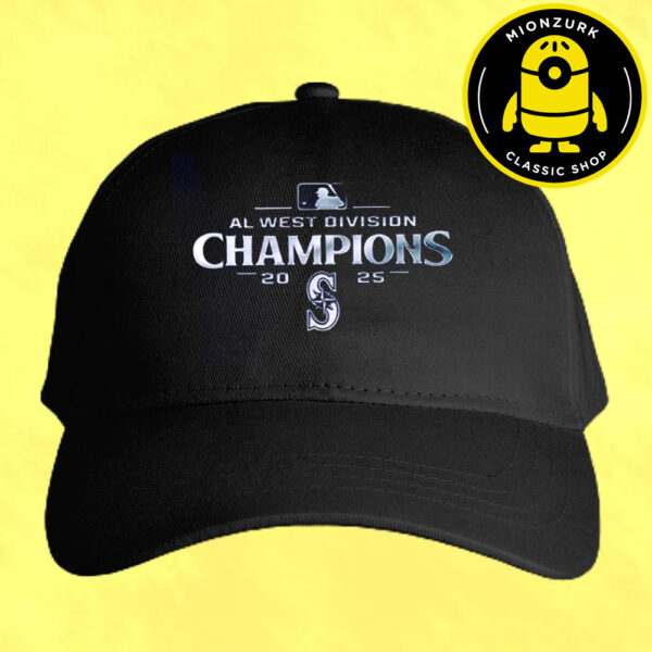 Seattle Mariners AL West Division Champions 2025 Seize The Moment MLB Classic Cap Hat Snapback