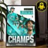 Seattle Mariners Are AL West Division Champions 2025 MLB Home Decor Poster Canvas