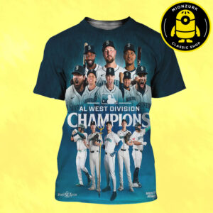Seattle Mariners Are AL West Division Champions 2025 MLB All Over Print Shirt