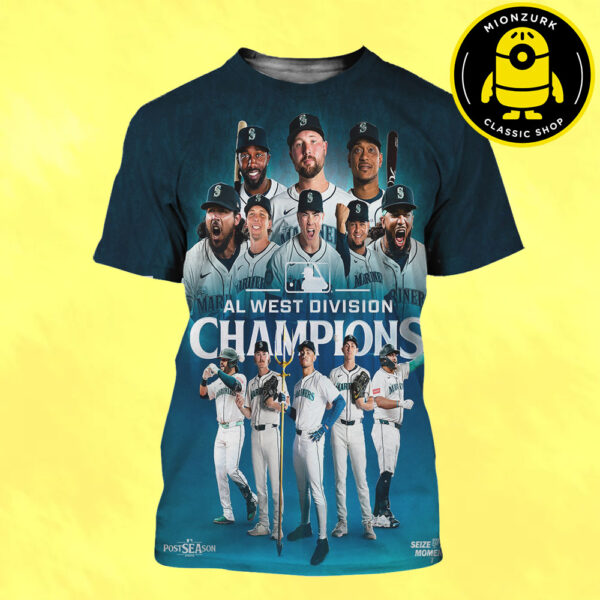 Seattle Mariners Are AL West Division Champions 2025 MLB All Over Print Shirt