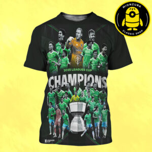 Seattle Sounders FC Are 2025 Leagues Cup Champions All Over Print Shirt
