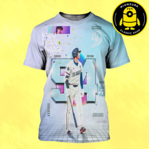 Shohei Ohtani Los Angeles Dodgers Reach 54 Homerun MLB 2025 All Over Print Shirt