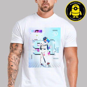 Shohei Ohtani Los Angeles Dodgers Reach 54 Homerun MLB 2025 Unisex T-Shirt