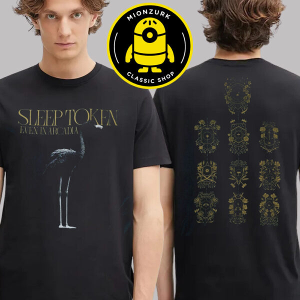 Sleep Token Official Merch Even In Arcadia Flamingo Two Sided Unisex T-Shirt