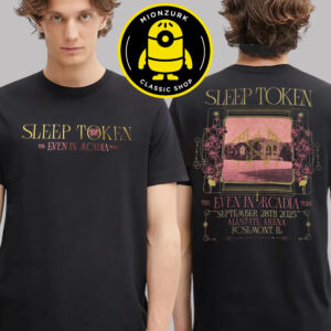 Sleep Token The Even In Arcadia Tour 2025 Exclusive Merch Tee In Posemont IL At Allstate Arena On September 28 2025 Two Sided Unisex T-Shirt