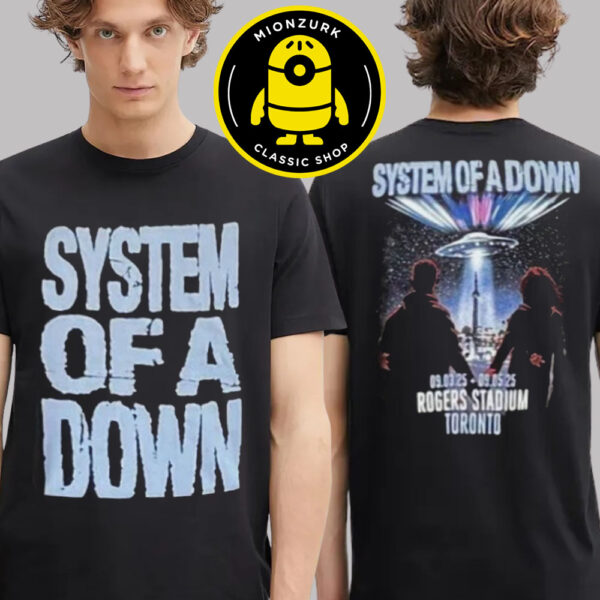 System Of A Down Merch Tee At Rogers Stadium In Toronto On September 3 And 5 2025 Two Sided Unisex T-Shirt