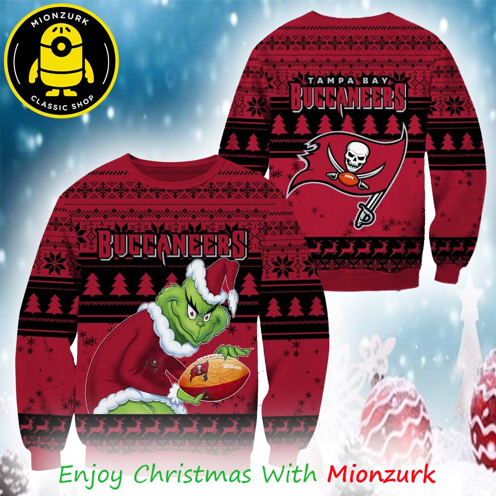 Tampa Bay Buccaneers Football Grinch 2025 Ugly Sweater Gift For Fan