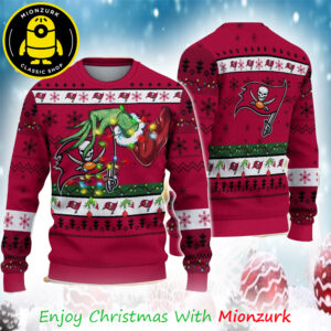 Tampa Bay Buccaneers Special Grinch’s Hand Football NFL Christmas Ugly Sweater