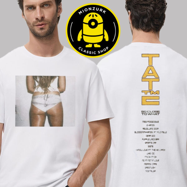 Tate Mcrae Tee Miss Possessive World Tour 2025 Tracklist And Photo Two SIded Unisex T-Shirt