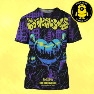 The Bouncing Souls Fest Poster In Chicago IL At Riot 20 Year Fest On September 21 2025 All Over Print Shirt