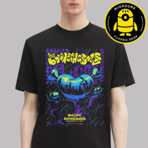 The Bouncing Souls Fest Poster In Chicago IL At Riot 20 Year Fest On September 21 2025 Unisex T-Shirt