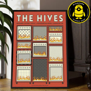 The Hives Event Poster In Vancouver BC At Commodore Ballroom On September 16th 2025 Home Decor Poster Canvas