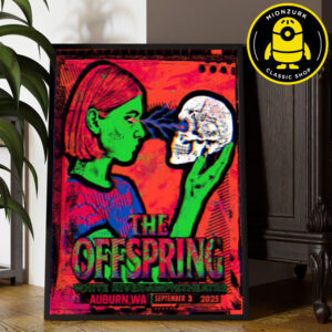 The Offspring Event Poster At White River Amphitheatre In Auburn WA On September 3 2025 Home Decor Poster Canvas