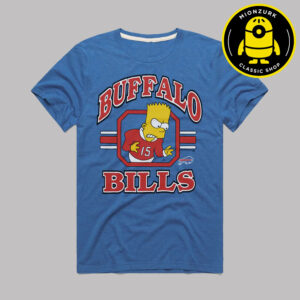 The Simpsons Bart x Buffalo Bills NFL 2025 Unisex T-Shirt