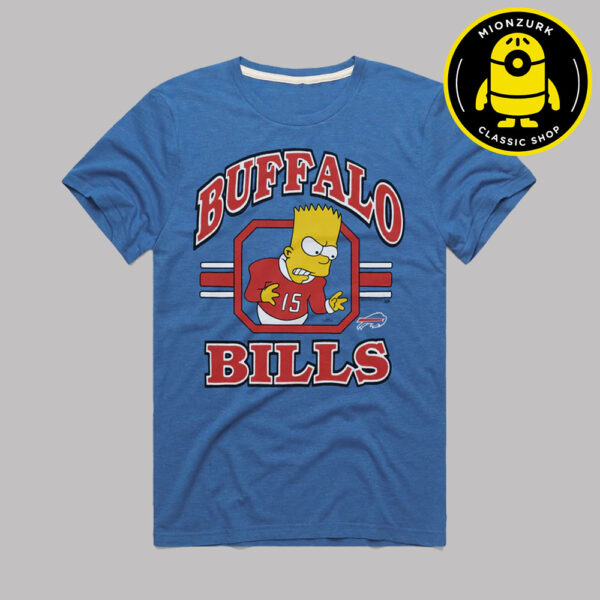 The Simpsons Bart x Buffalo Bills NFL 2025 Unisex T-Shirt