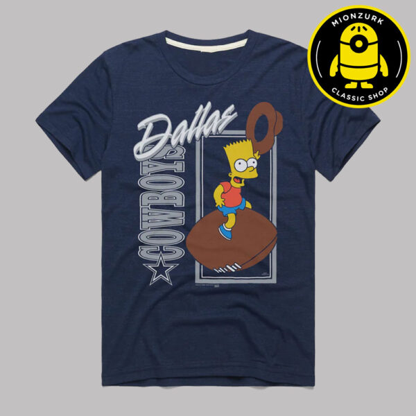 The Simpsons Bart x Dallas Cowboys NFL 2025 Unisex T-Shirt