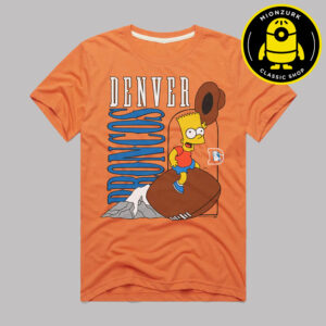 The Simpsons Bart x Denver Broncos NFL 2025 Unisex T-Shirt