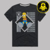The Simpsons Bart x Los Angeles Chargers NFL 2025 Unisex T-Shirt