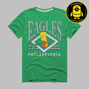 The Simpsons Bart x Philadelphia Eagles NFL 2025 Unisex T-Shirt