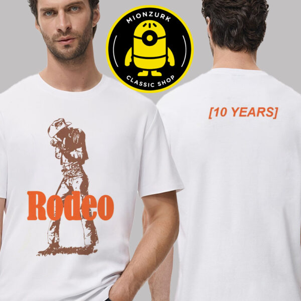 Travis Scott Tee I Rodeo 10 Years Cowboy Two Sided Unisex T-Shirt