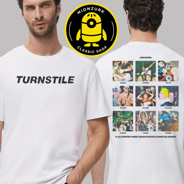 Turnstile Merchandise Tee The Never Enough Tour 2025 The Memory Two Sided Unisex T-Shirt