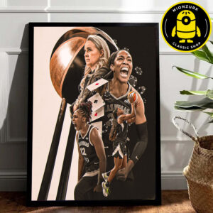 2025 WNBA Champions Are The Las Vegas Aces Home Decor Poster Canvas