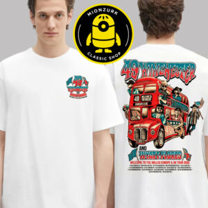 49 Winchester Euro Tour 2025 Merch Tee Welcome To The Holler UK And Euro Two Sided Unisex T-Shirt