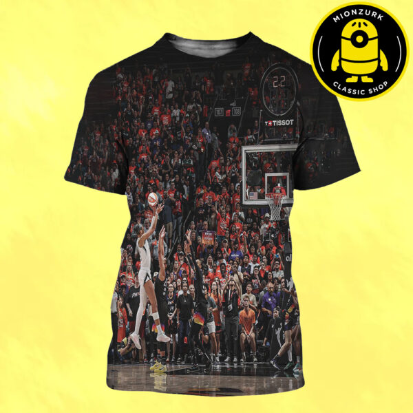 A’ja Wilson Las Vegas Aces Dropping Buckets Poster – WNBA Finals 2025 Game 3 Win Over Phoenix Mercury All Over Print Shirt