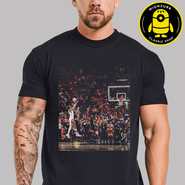 A’ja Wilson Las Vegas Aces Dropping Buckets Poster – WNBA Finals 2025 Game 3 Win Over Phoenix Mercury Unisex T-Shirt