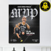 A’ja Wilson 2025 WNBA Finals MVP Poster Nike Celebrates Her Second Championship Meet History’s Maker Wall Art Home Decor Poster Canvas