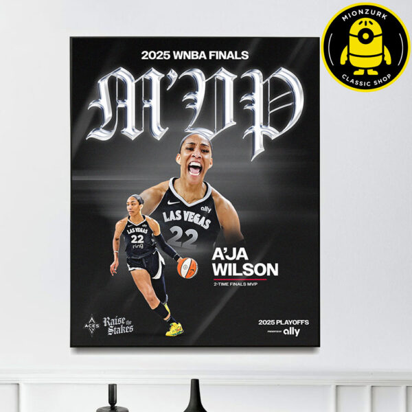 A’ja Wilson Las Vegas Aces Is The 2025 WNBA Finals MVP Home Decor Poster Canvas