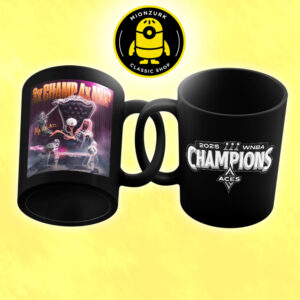 A’ja Wilson With The Las Vegas Aces Wins 2025 WNBA Championship Ceramic Mug