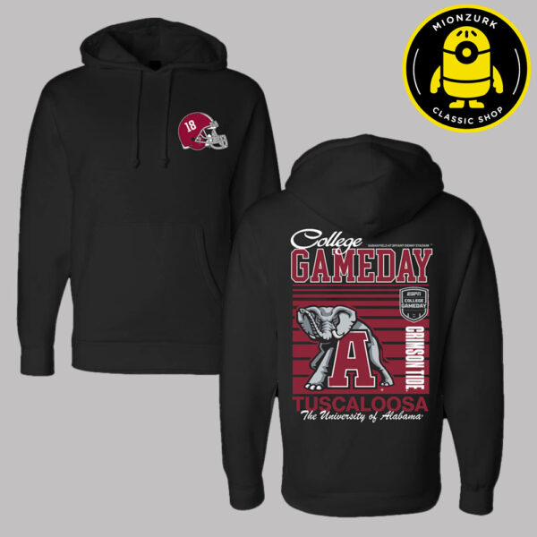 Alabama Crimson Tide College GameDay Live From Tuscaloosa NCAA Unisex Hoodie