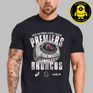 Brisbane Broncos 2025 NRL Premiers KIA Unisex T-Shirt