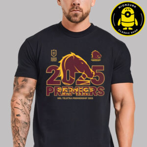 Brisbane Broncos Are 2025 National Rugby League Men’s Premiers Unisex T-Shirt
