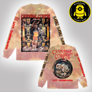 Cannibal Corpse 25th Anniversary Merch Live Cannibalism Unisex Sweater Shirt