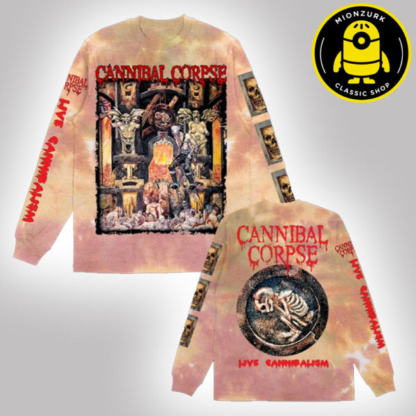 Cannibal Corpse 25th Anniversary Merch Live Cannibalism Unisex Sweater Shirt