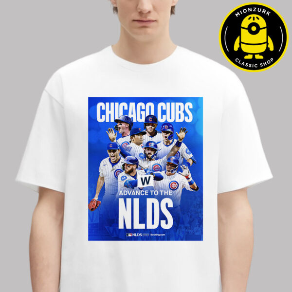 Chicago Cubs Advance To The NLDS Mlb 2025 Unisex T-Shirt