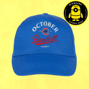 Chicago Cubs October Baseball 2025 MLB Postseason Classic Cap Hat Snapback