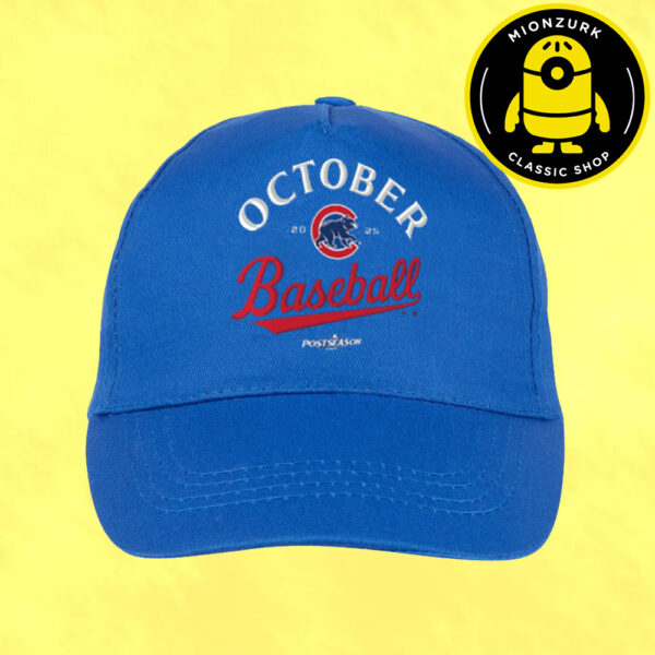 Chicago Cubs October Baseball 2025 MLB Postseason Classic Cap Hat Snapback