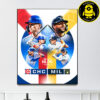 Detroit Tigers Versus Seattle Mariners MLB ALDS 2025 Matchup Home Decor Poster Canvas