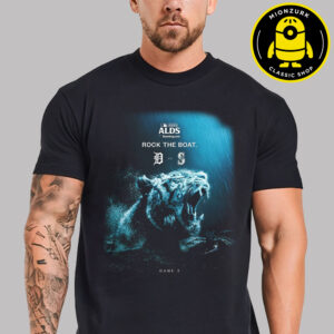 Detroit Tigers Vs Seattle Mariners Matchup Rock The Boat Game 2 MLB 2025 ALDS Unisex T-Shirt