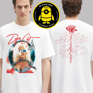 Doja Cat Merch Tee Official Tracklist 2025 The Rose Two Sided Unisex T-Shirt