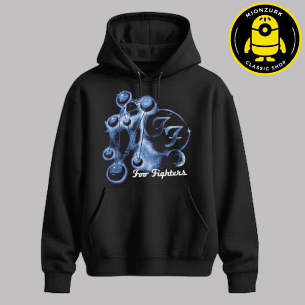 Foo Fighters Tokyo 2025 Merch Blue Glow Live In 2025 Tour Unisex Hoodie