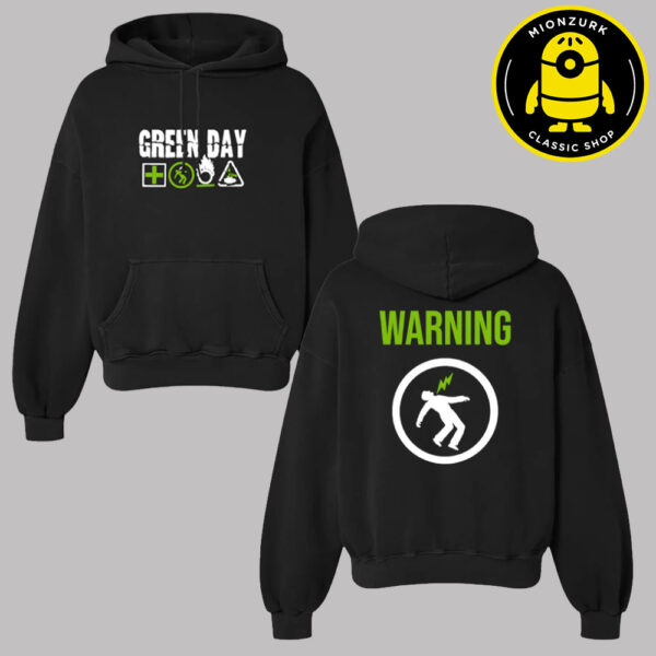 Green Day Warning 25 Signs Unisex Hoodie