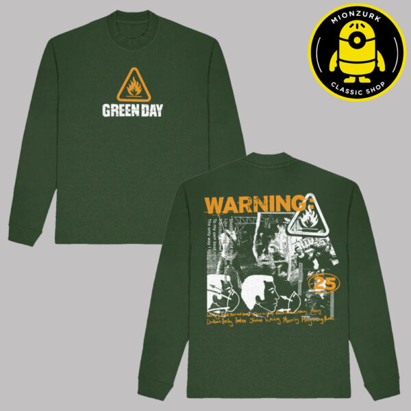 Green Day Warning 25 Tee Unisex Longsleeve